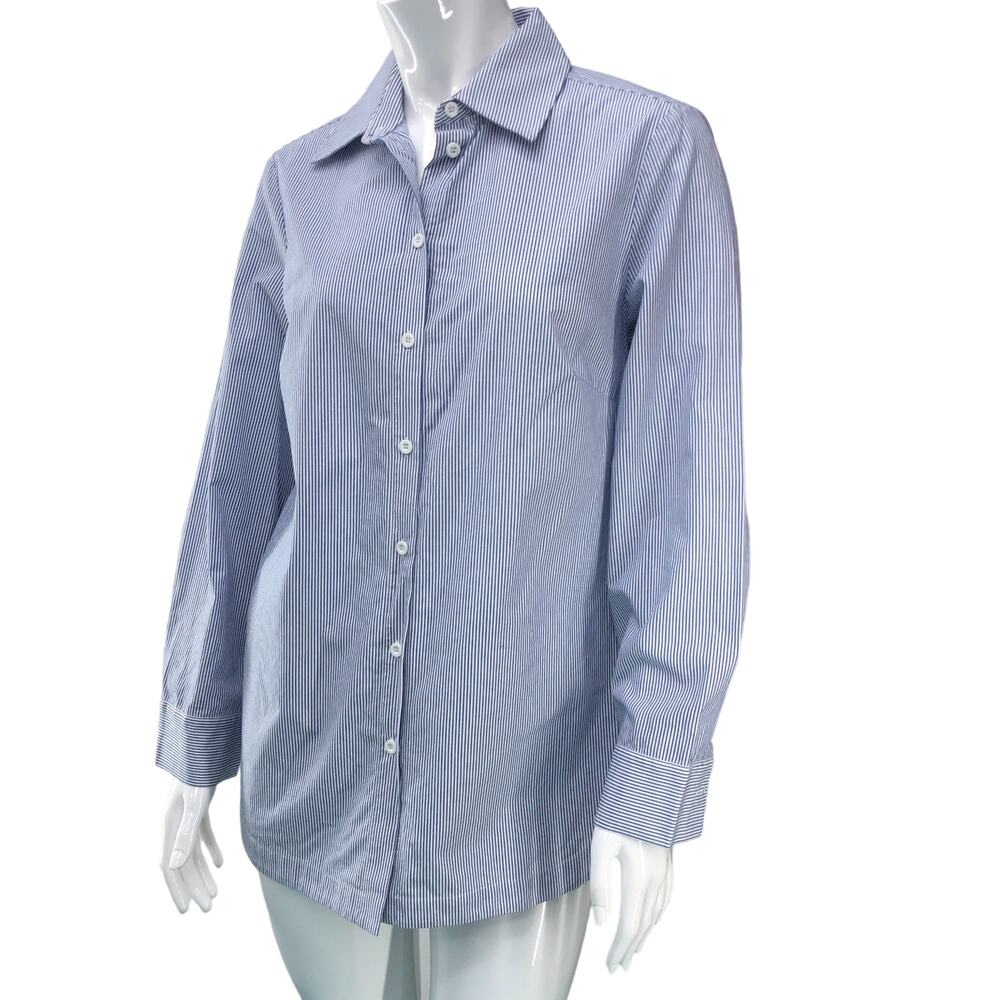 Ming Wang Womens Size S Button Front And Back Top… - image 1